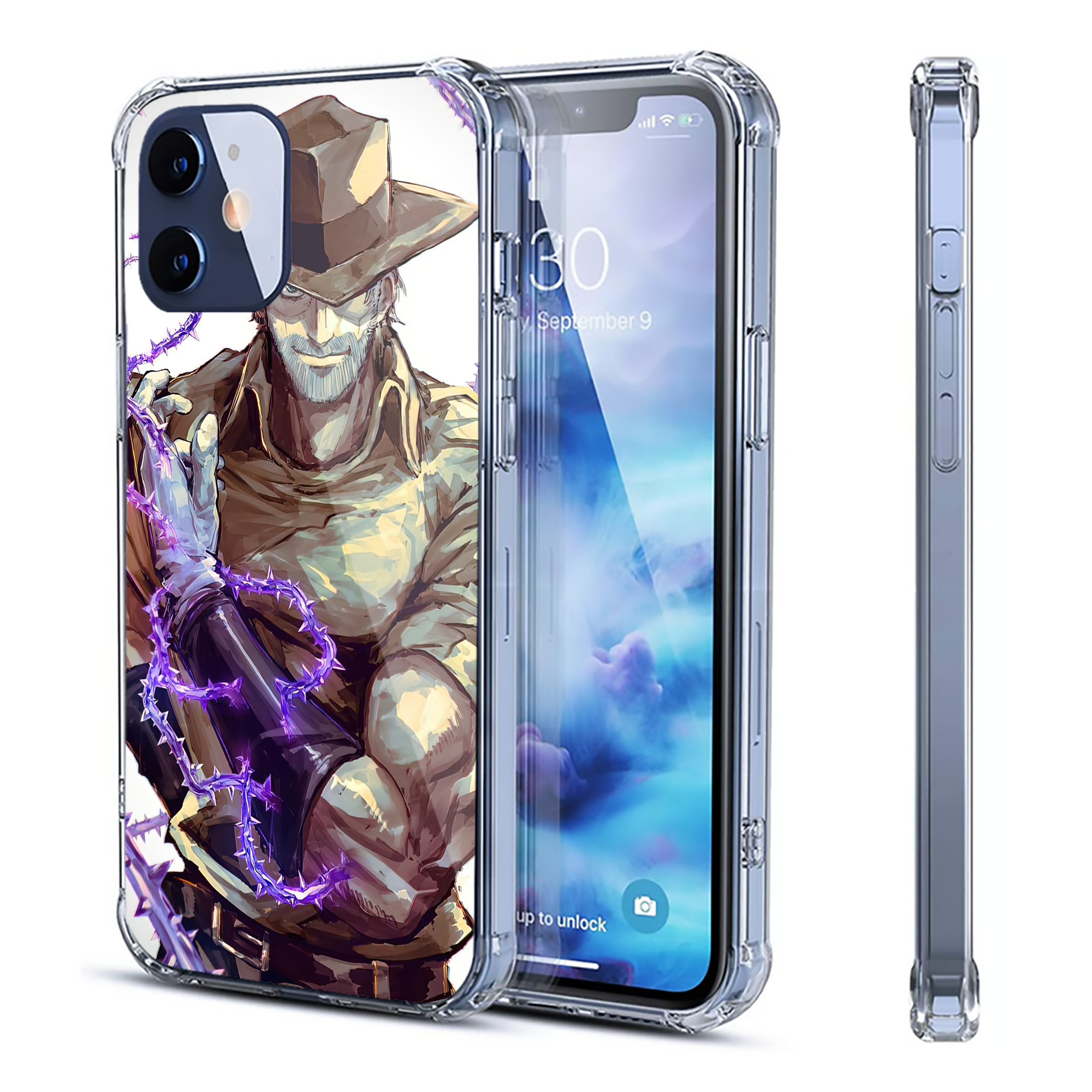 （画像用） ジョジョの奇妙な冒険 JoJo's Bizarre Adventure 【iPhone 12シリーズ対応】透明スマホケース（クリアソフトケース）
